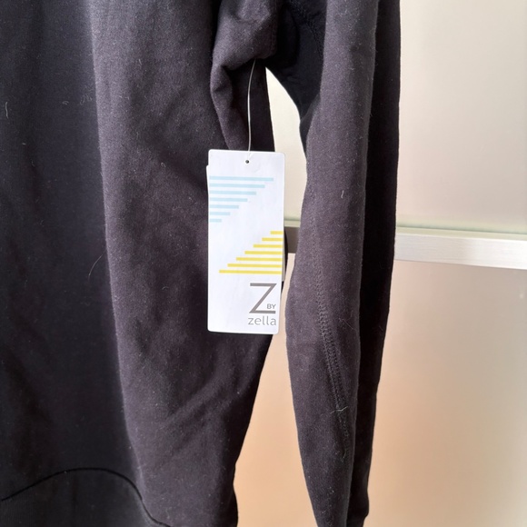 Zella Funnel Neck Pullover Black NWT Sz M - Picture 5 of 8